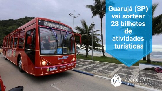 Guarujá (SP) vai sortear 28 bilhetes de atividades turísticas